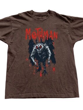 Gildan Mothman Graphic Tee - Brown